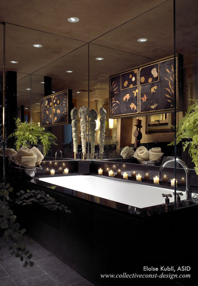 To take away the stress and tension that weighs down the mind, body and soul, one can find retreat in the form of the sleek, oversized soaking tub that envelopes you in a cocoon of tranquility.