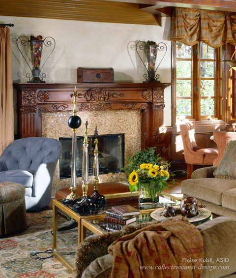 Indoor fireplaces can add charm, warmth and drama to a room.