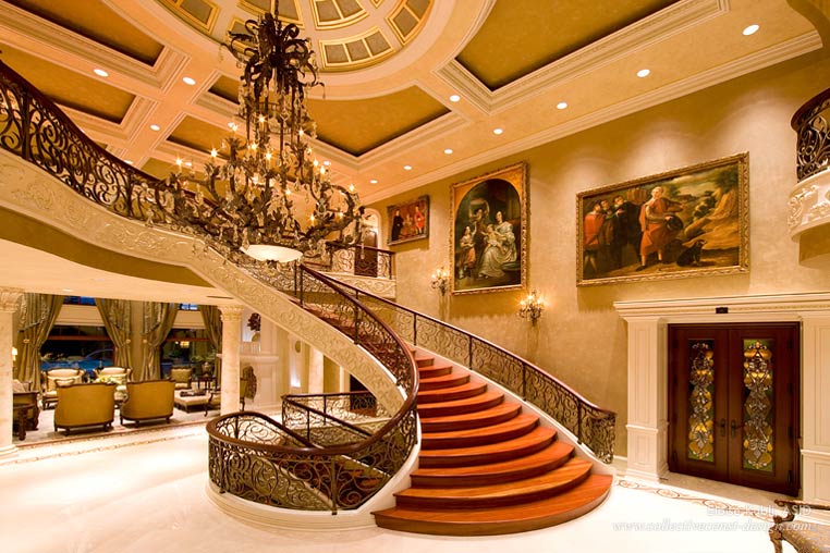 Majestic Mansion interior design and architectural styling by Eloise Kubli, ASID.