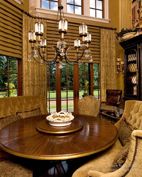 Majestic Mansion interior design and architectural styling by Eloise Kubli, ASID.