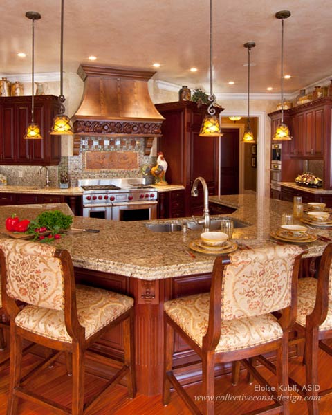 Majestic Mansion interior design and architectural styling by Eloise Kubli, ASID.