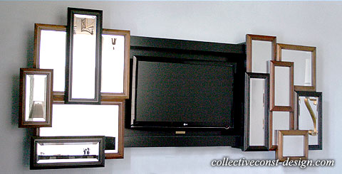 Designed TV Frame, open Designed TV Frame, open