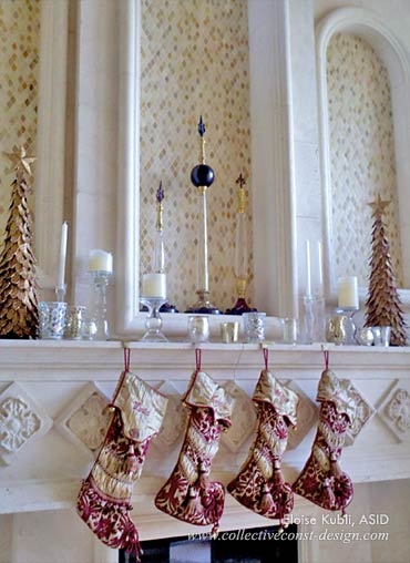 Intertwining ribbon with the branches can add drama to a Christmas tree,
