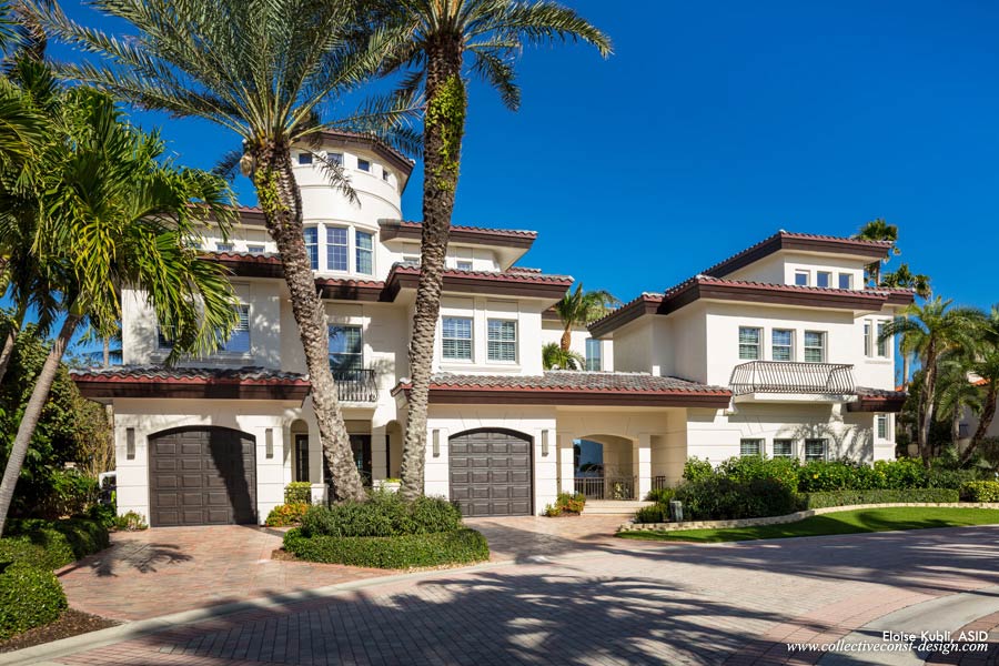 This elegant oceanfront estate is now wearing a custom blended roof with copper flashing, LED lights, and new paint. Upgrades include weather resistant faux wood finishes on the garage and entry doors. New bronze impact glass windows and doors add further depth and drama to the home.